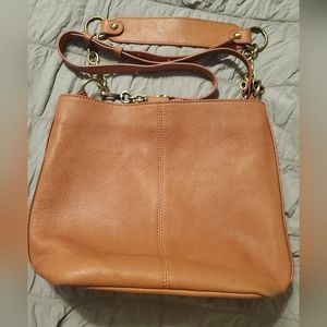 Laundry by Shelli Segal Crossbody Bag measures 11x12 inches persimmon color